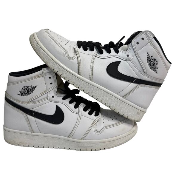 Nike Air Jordan 1 Retro High OG BG “White Yin Yang” 2016 size 7.5 ladies 6 Y